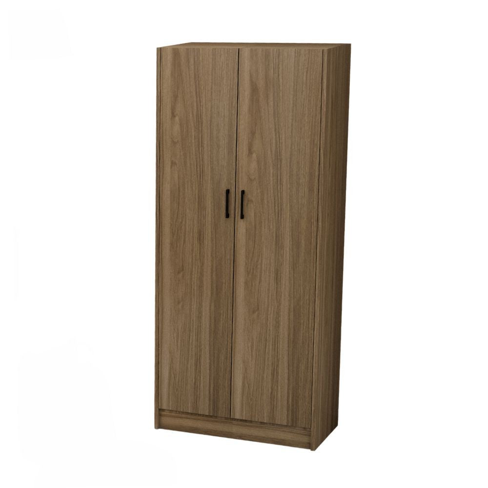 Armadio 210 cm due ante noce naturale