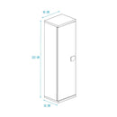 Armadio 45x52x223h con anta bianco consumato