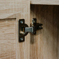 Armadio Bali 60B 3 ante e 3 cassetti effetto vimini