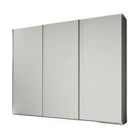 Armadio scorrevole Step 3 ante in legno colore bianco Portland