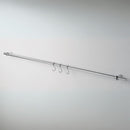 Asta appendi mestoli KITCROMO90 4 ganci 90 cm cromo