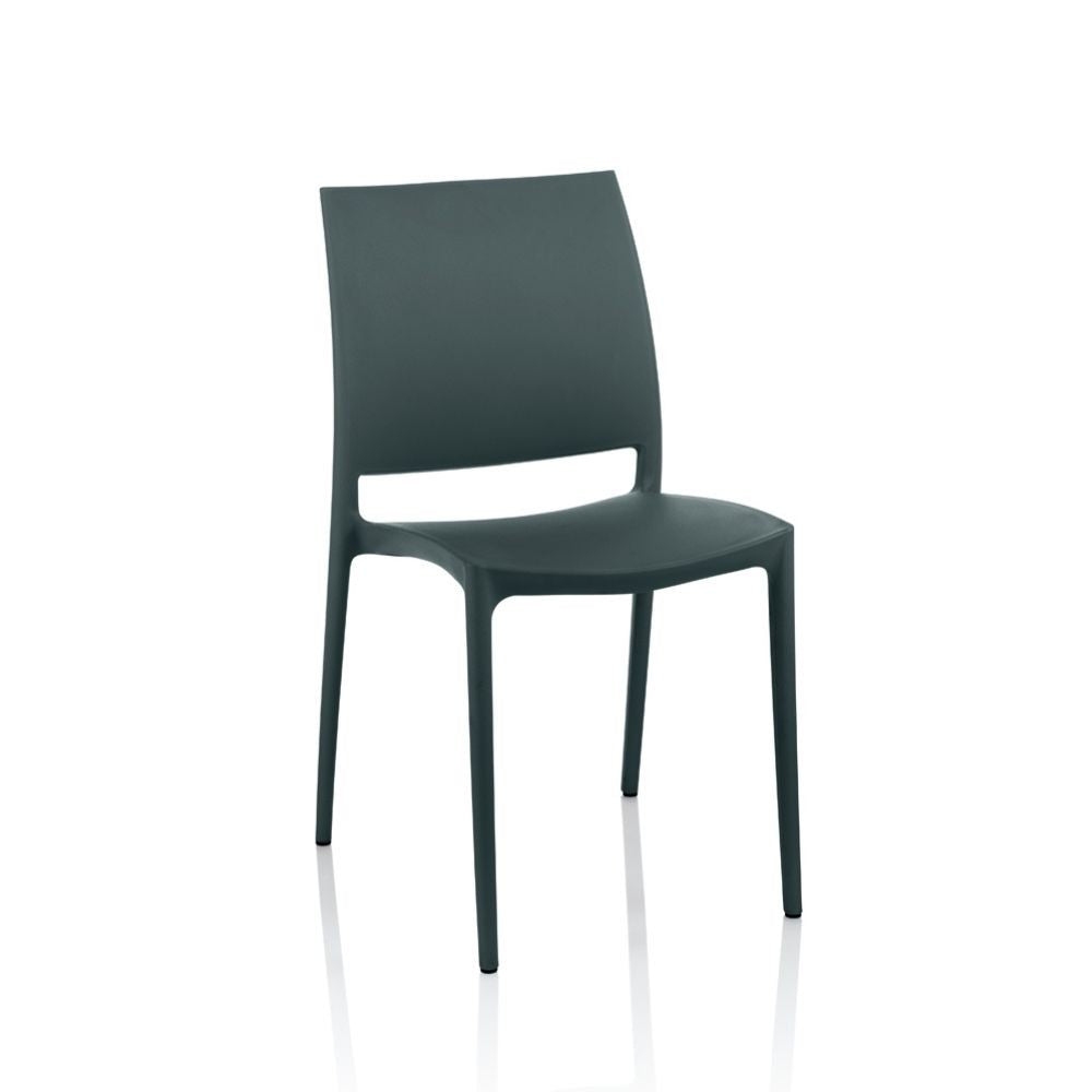 Bancale 46 pezzi Sedia Curtis polipropilene grigio metal in fibretta
