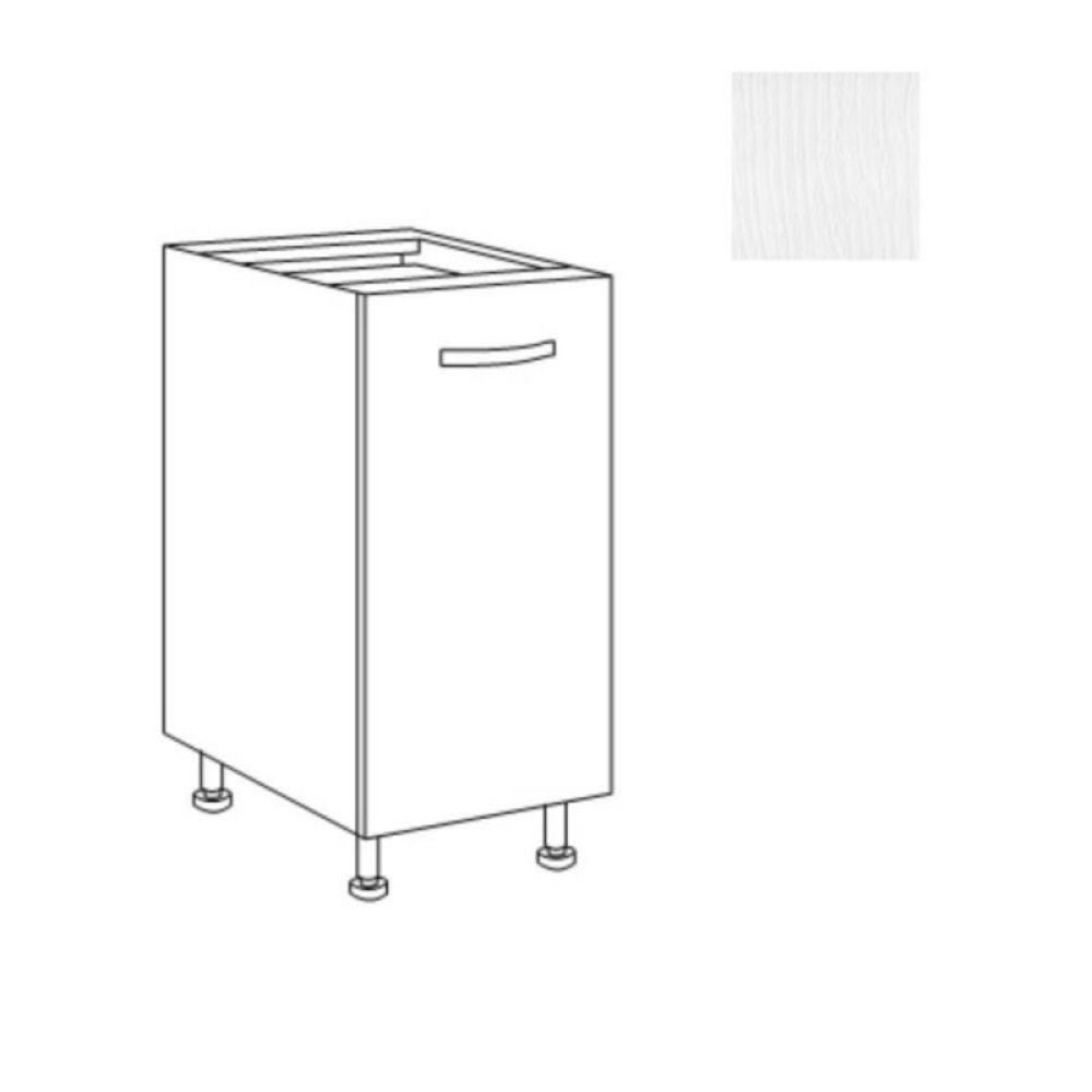 Base cucina 40x60x82h bianco frassinato