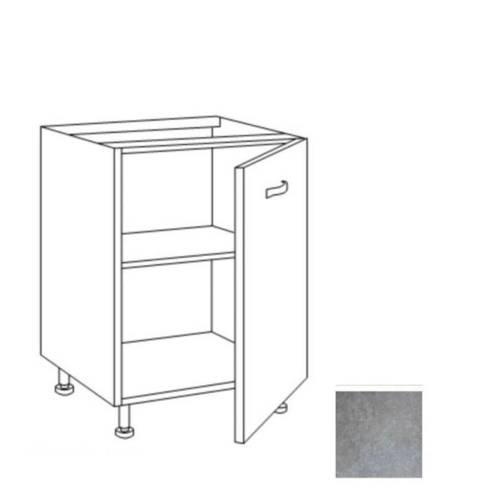 Base cucina 60x60x82H cm cemento
