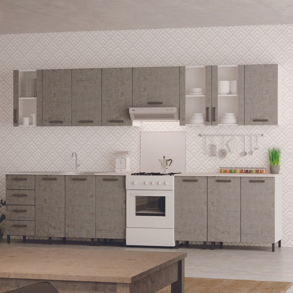 Base cucina 80x50x85H due ante cemento