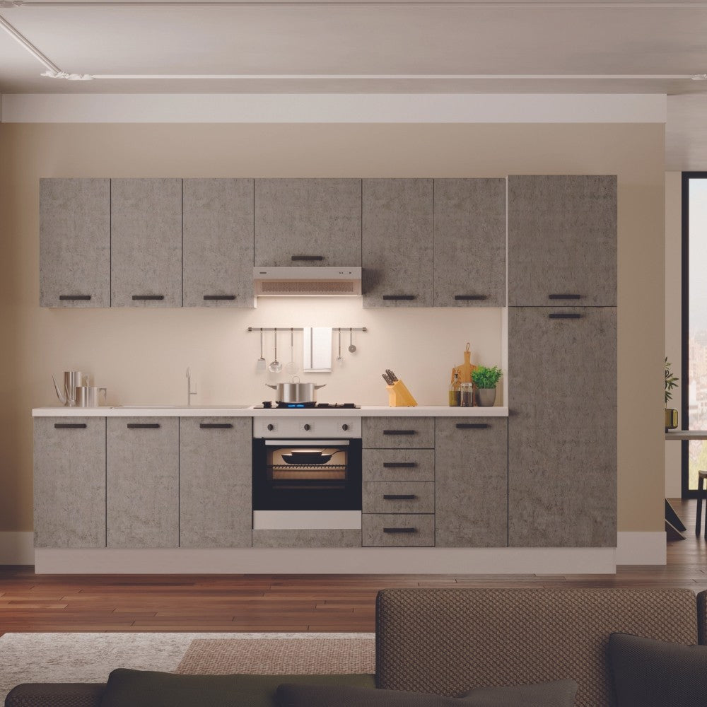 Base cucina 80x60x82H due ante cemento