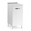 Base cucina con anta 30x50x85H bianco frassinato