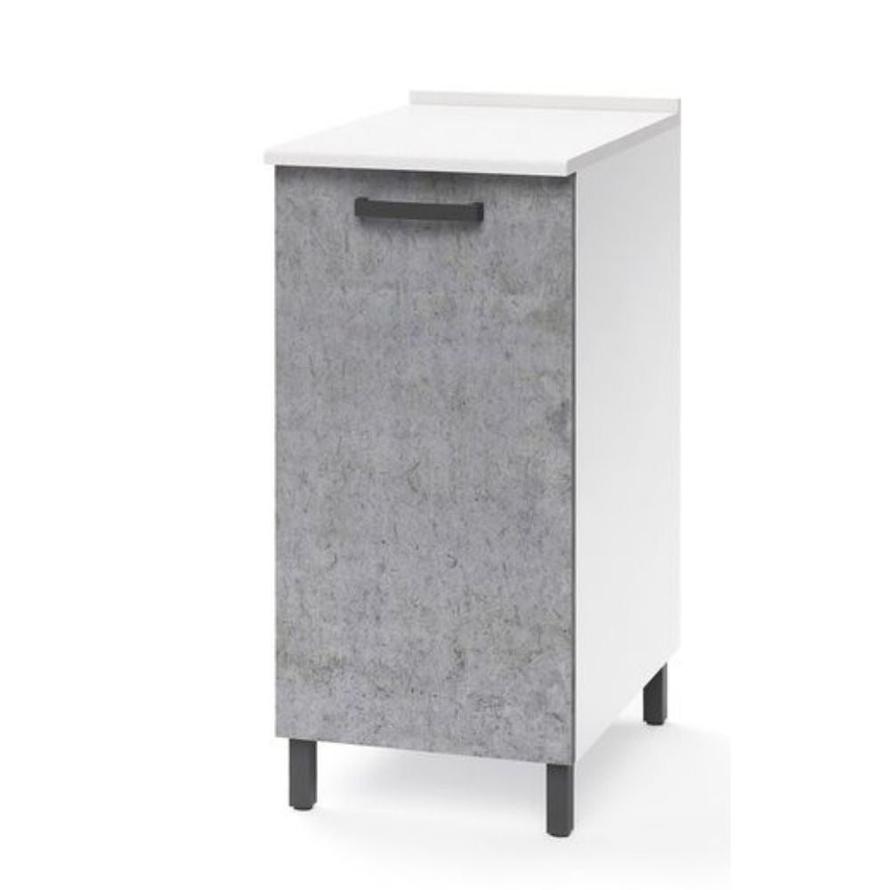 Base cucina con anta 30x50x85H cemento