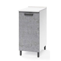 Base cucina con anta 30x50x85H cemento