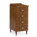 Cassettiera 4 cassetti 40x50x85H noce antico