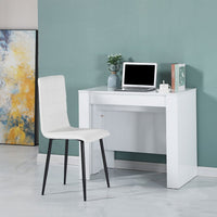 Consolle allungabile Ofelia colore bianco effetto lucido
