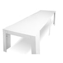 Consolle allungabile Ofelia colore bianco effetto lucido