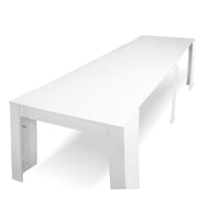 Consolle allungabile Ofelia colore bianco effetto lucido