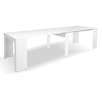 Consolle allungabile Ofelia colore bianco effetto lucido