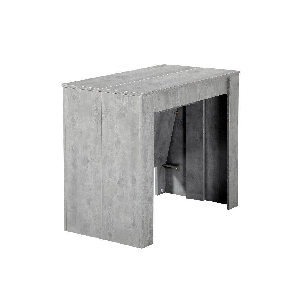 Consolle allungabile Ofelia colore grigio cemento