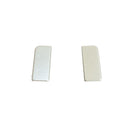 Coppia tappi 25 mm in alluminio per alzatina TD14