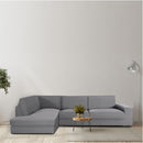Copridivano Jaz angolare sinistro grigio 350-500