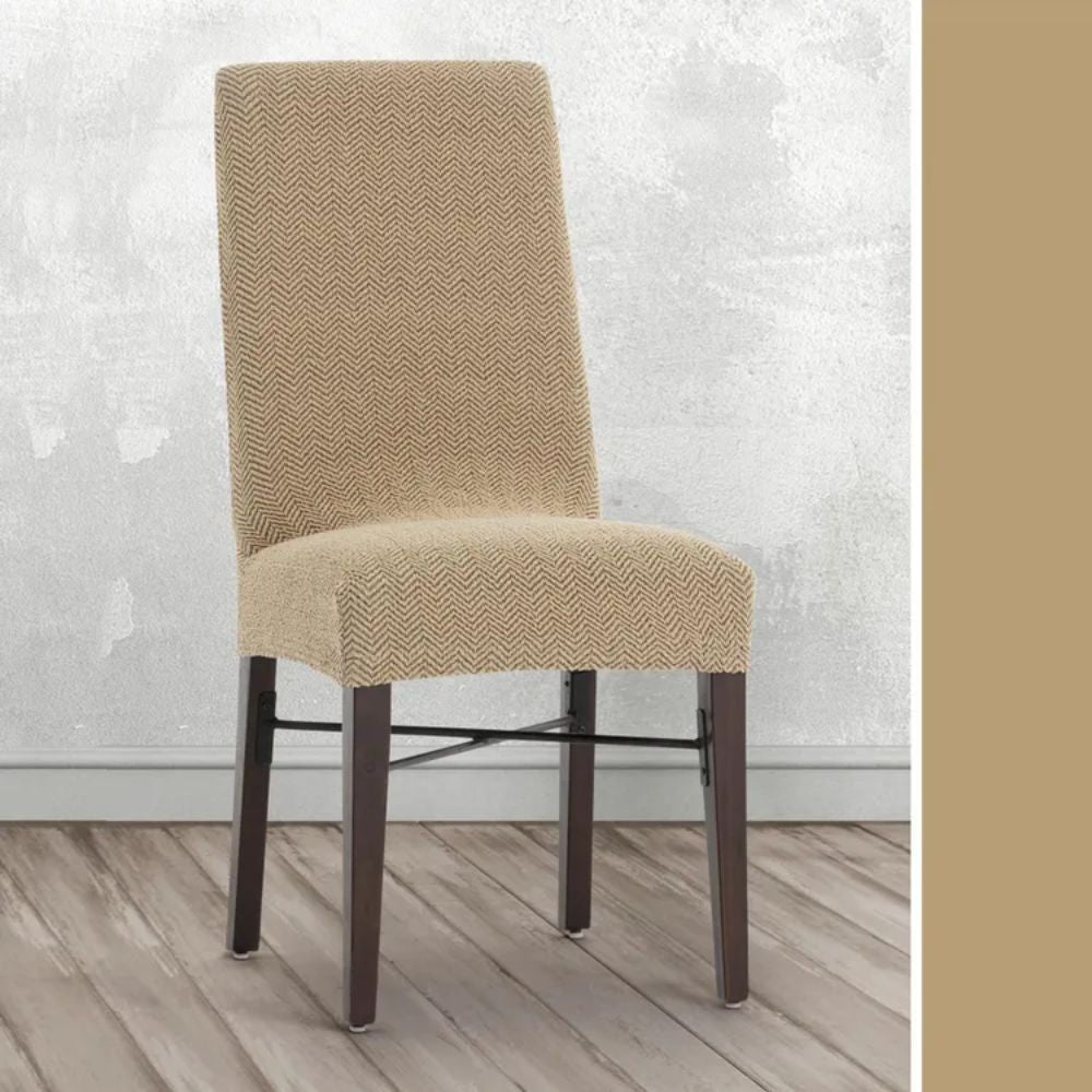Coprisedia Jaz beige CONFEZIONE DA 2 PEZZI