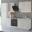 Cucina Aura Lusso 255 cm con elettrodomestici