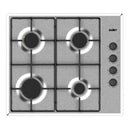 Cucina Casale 240 cm. reversibile con elettrodomestici inclusi con cassa bianca e ante rovere detroit