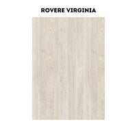 Cucina Iris 360 cm rovere virginia tortora con elettrodomestici reversibile