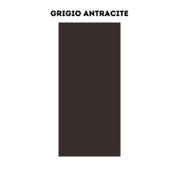 Cucina Iris Lusso 360 cm bianco opaco grigio antracite con elettrodomestici reversibile