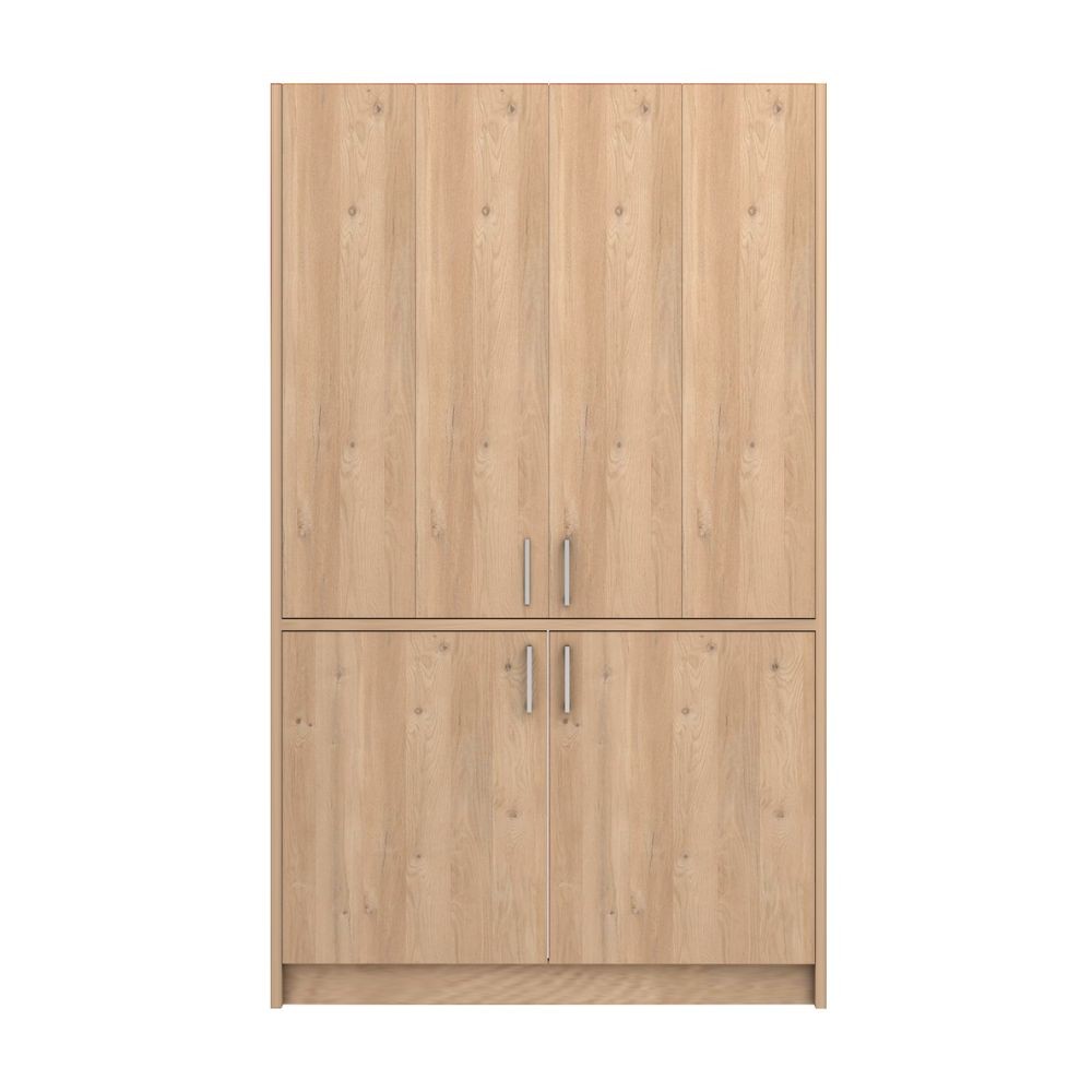 Cucina monoblocco Fold Evolution struttura e ante a libro rovere