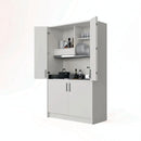 Cucina monoblocco Fold struttura e ante a libro bianco