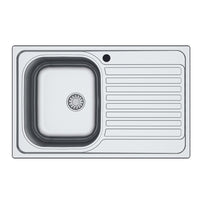 Cucina Taurus 195 cm. elettrodomestici inclusi colore bianco con maniglie in metallo nero