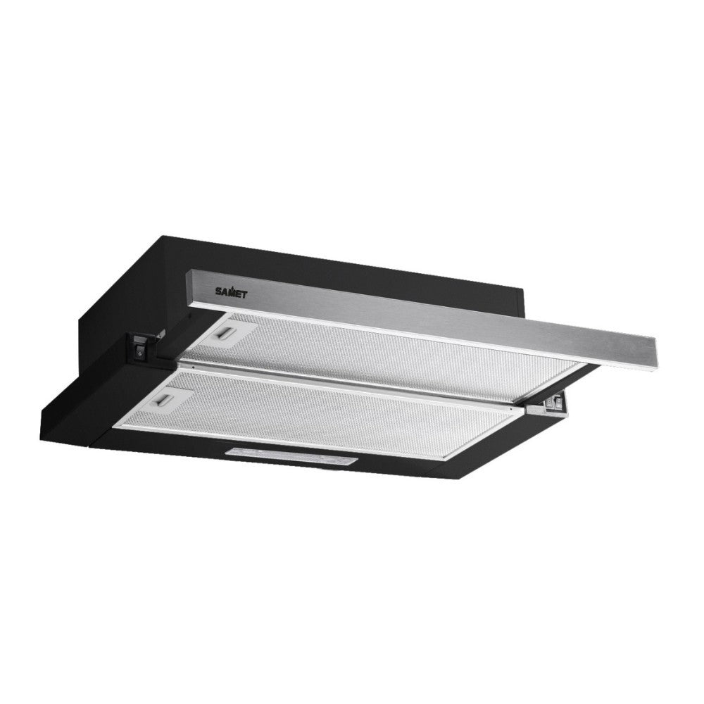 Cucina Taurus 195 cm. elettrodomestici inclusi colore bianco con maniglie in metallo nero