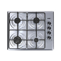 Cucina Taurus 195 cm. reversibile elettrodomestici inclusi colore rovere nodato con maniglie in metallo nero
