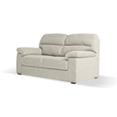 Divano Alenda 3 posti con piedini quadrati colore beige