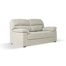 Divano Alenda 3 posti con piedini quadrati colore beige