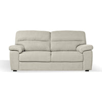 Divano Alenda 3 posti con piedini quadrati colore beige