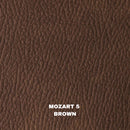 Divano angolare Gisella Mozart con pouff contenitore destro 285x238 mozart 7 beige e mozart 5 brown