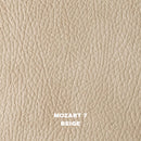Divano angolare Gisella Mozart con pouff contenitore destro 285x238 mozart 7 beige e mozart 5 brown