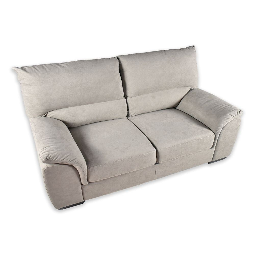 Divano Atene 3 posti in tessuto Queen taupe