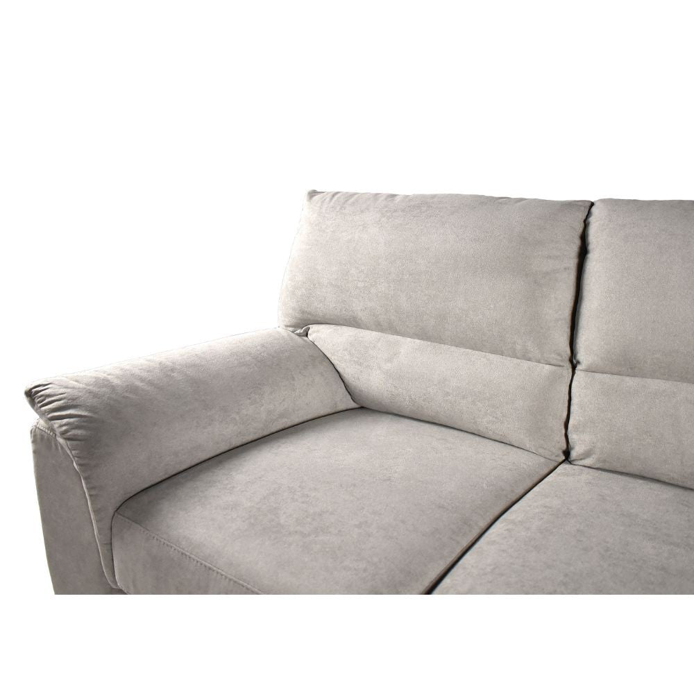 Divano Atene 3 posti in tessuto Queen taupe