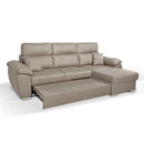 Divano Como II con penisola contenitore grigio rabbit Twist03