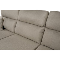 Divano Como II con penisola contenitore grigio rabbit Twist03