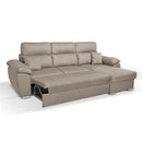 Divano Como II con penisola contenitore grigio rabbit Twist03