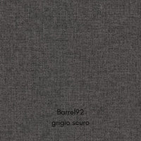 Divano con penisola reversibile Golf e letto estraibile tessuto grigio scuro Barrel 92