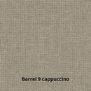 Divano Kendall con penisola reversibile letto estraibile cappuccino Barrel 09