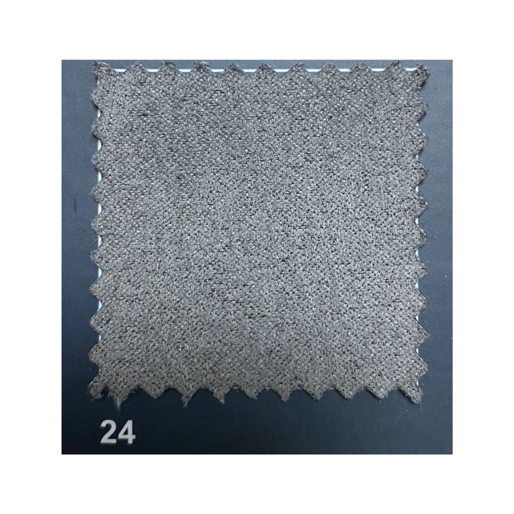 Divano Kutri penisola letto e contenitore bicolore Luna24 grigio elephant e Luna19 grigio chiaro
