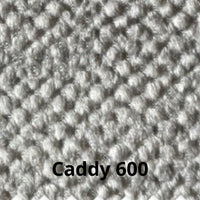 Divano Lena 3 posti con schienali basculanti in tessuto microfibra Caddy 600 grigio chiaro