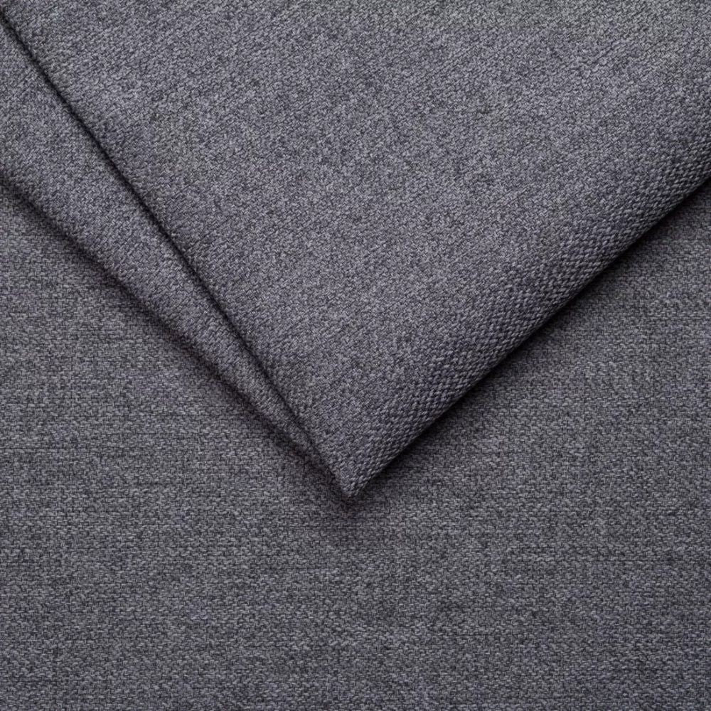 Divano letto 2 posti Alcona con contenitore in tessuto colore grigio
