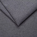 Divano letto 2 posti Alcona con contenitore in tessuto colore grigio