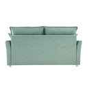 Divano letto Cassie con contenitore colore verde acqua