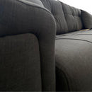 Divano letto contenitore Kemer grigio