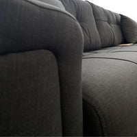 Divano letto contenitore Kemer grigio